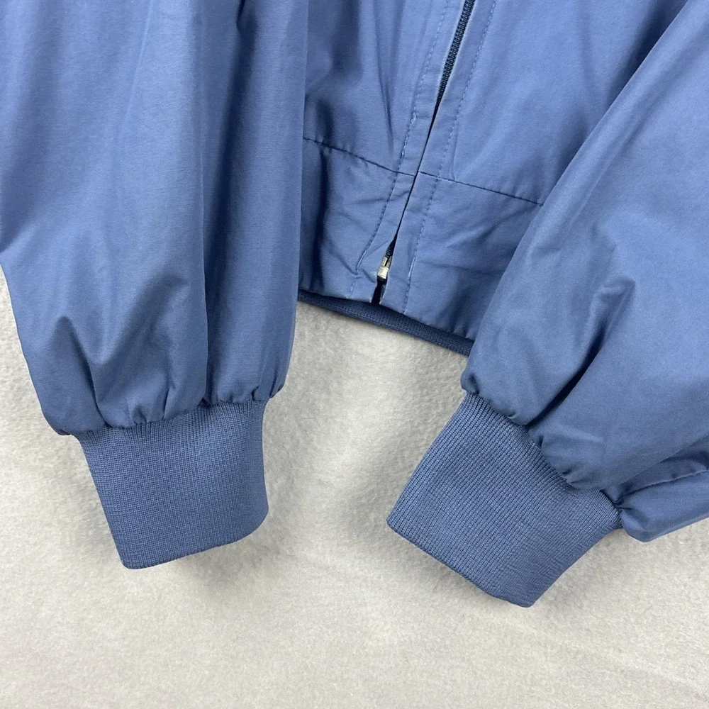 Members Only Cafe Racer Jacket Men’s XXL Blue Bomber Chin Strap Iconic Classic